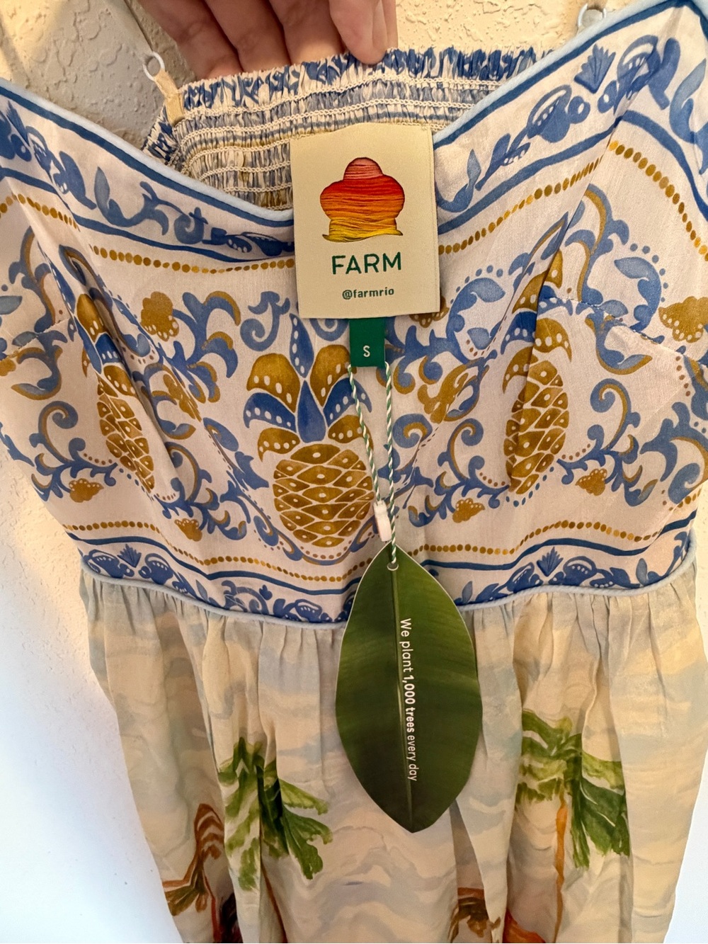 NWT FARM Rio Multicolor Aracati Maxi Dress Small - Picture 5 of 6